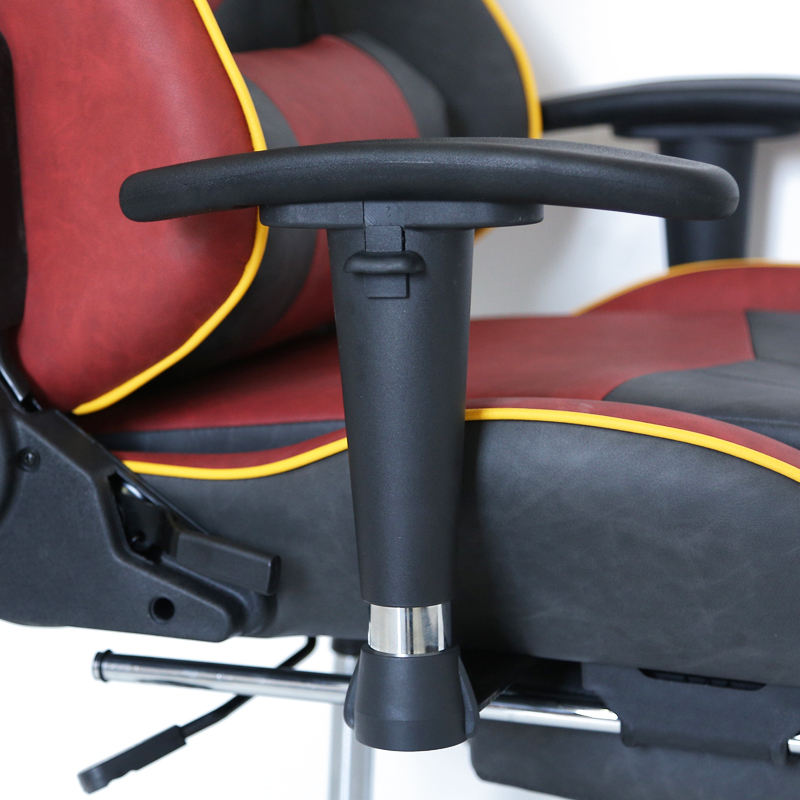 Chaise de jeu ergonomique en cuir, vintage, haut de gamme, avec repose-pieds, offre spéciale  Chaise de jeu ergonomique en cuir, vintage, haut de gamme, avec repose-pieds, offre spéciale