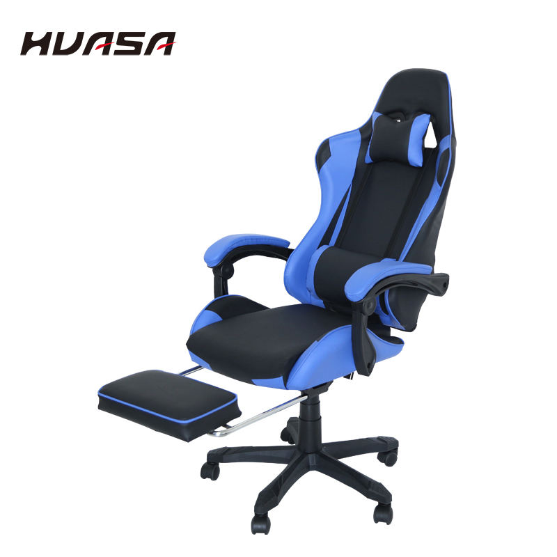 2021 nouvelle chaise de bureau de jeu d'ordinateur à dossier haut bleu  2021 nouvelle chaise de bureau de jeu d'ordinateur à dossier haut bleu