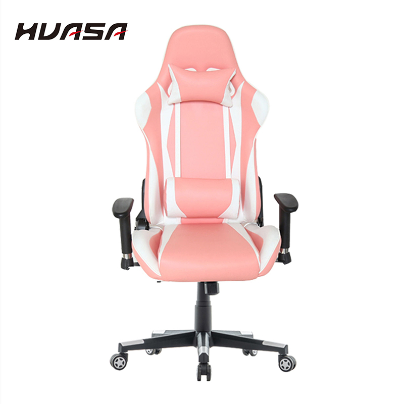 Les jeux ergonomiques de chaise rose de dossier élevé de jeu préside 180 degrés avec le repose-pieds  Les jeux ergonomiques de chaise rose de dossier élevé de jeu préside 180 degrés avec le repose-pieds