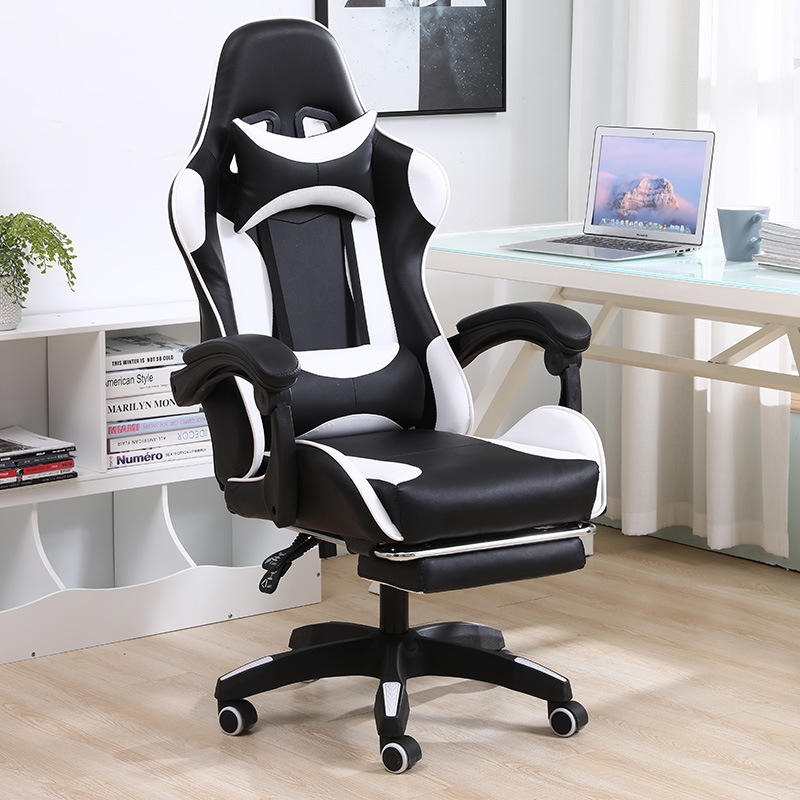 Chaise d'esports chaise de jeu PC chaises de course de liaison de logo personnalisé  Chaise d'esports chaise de jeu PC chaises de course de liaison de logo personnalisé