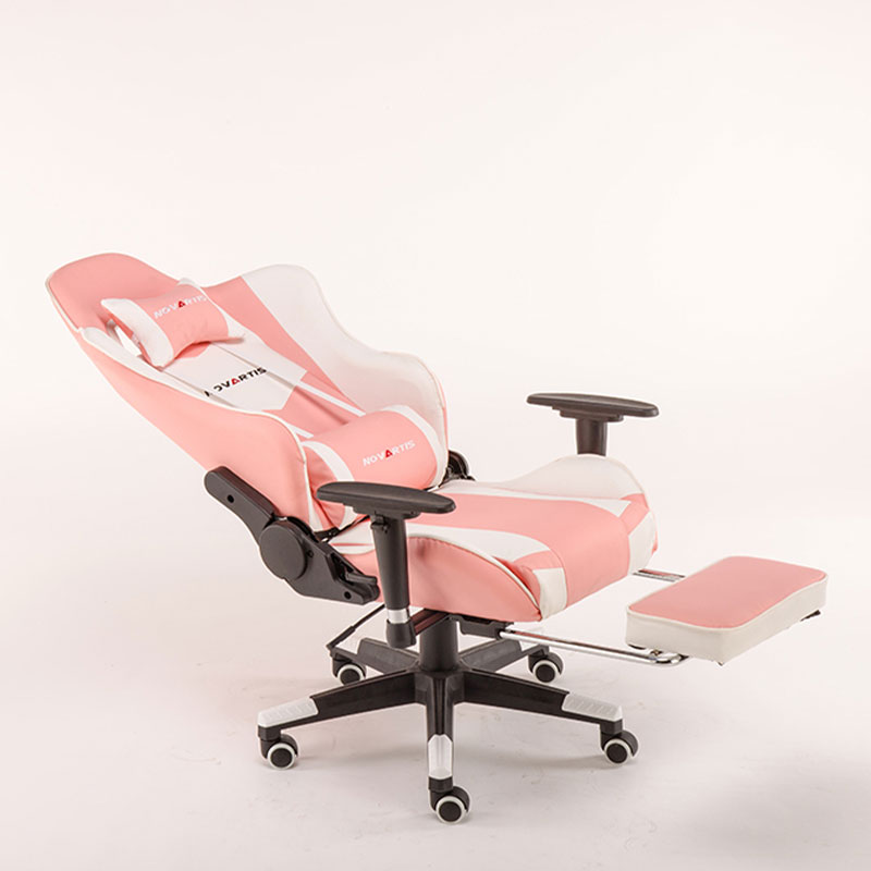 Chaise de jeu moderne en PVC PU de haute qualité, vente en gros, équipement rose de course  Chaise de jeu moderne en PVC PU de haute qualité, vente en gros, équipement rose de course