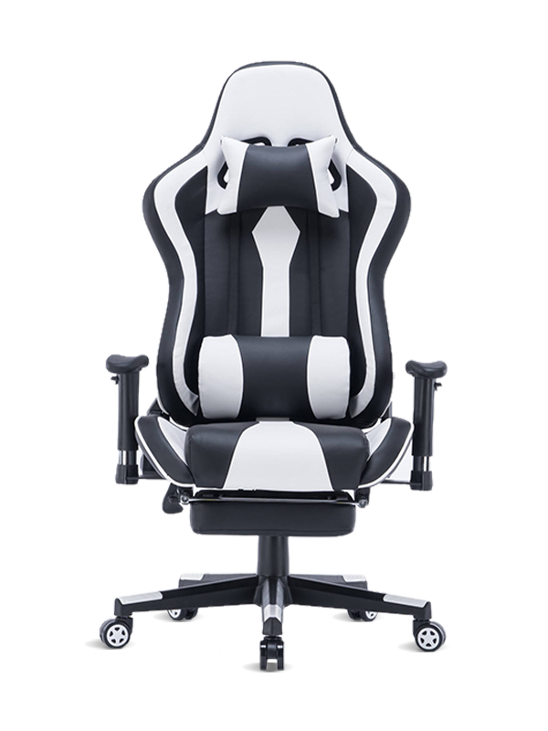 ANJI – canapé de jeu moderne noir et blanc, chaise pour joueur  ANJI – canapé de jeu moderne noir et blanc, chaise pour joueur