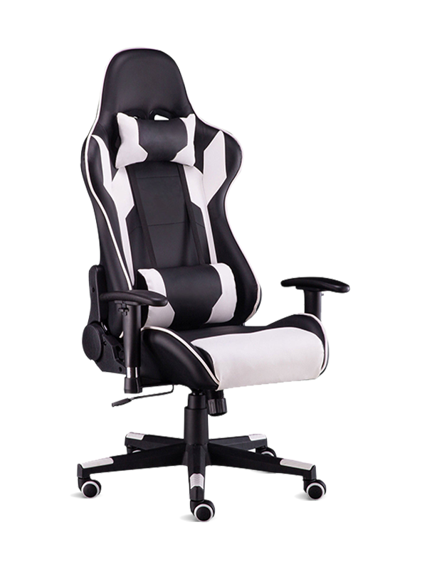 Chaise de jeu de course bleue en PVC PU bon marché, fabrication professionnelle  Chaise de jeu de course bleue en PVC PU bon marché, fabrication professionnelle