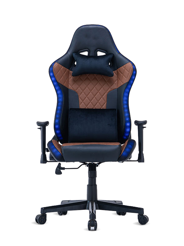 Bonne qualité Chaise de jeu personnalisée avec accoudoir réglable, avec lumière  Bonne qualité Chaise de jeu personnalisée avec accoudoir réglable, avec lumière