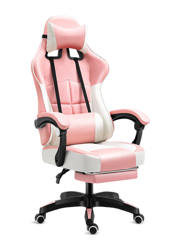 Repose-pieds inclinable à dossier haut, siège d'oreiller, chaise d'ordinateur de jeu de course, bon marché, pour joueur  Repose-pieds inclinable à dossier haut, siège d'oreiller, chaise d'ordinateur de jeu de course, bon marché, pour joueur