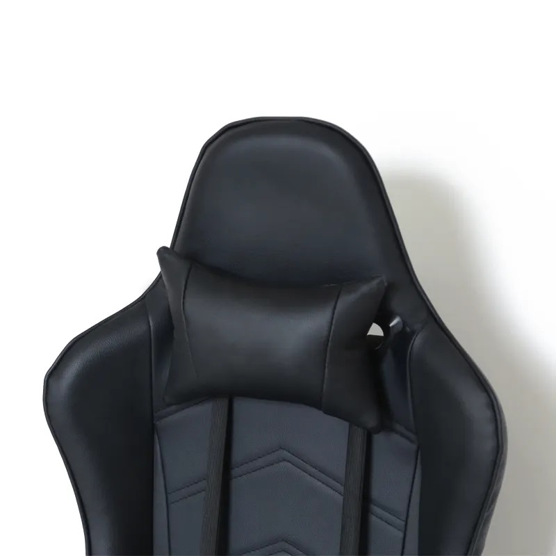 2021 Mobilier de bureau Chaise de jeu en cuir noir réglable  2021 Mobilier de bureau Chaise de jeu en cuir noir réglable