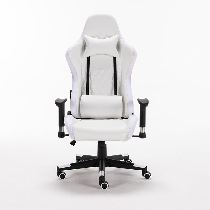 Fabricant sortie mode blanc RGB lumière LED Silla Gamer ergonomique ordinateur Pc Gamer chaise  Fabricant sortie mode blanc RGB lumière LED Silla Gamer ergonomique ordinateur Pc Gamer chaise