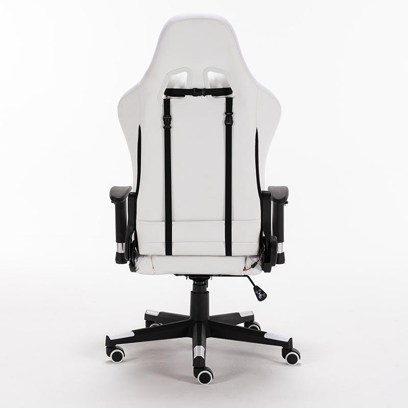 Fabricant sortie mode blanc RGB lumière LED Silla Gamer ergonomique ordinateur Pc Gamer chaise  Fabricant sortie mode blanc RGB lumière LED Silla Gamer ergonomique ordinateur Pc Gamer chaise