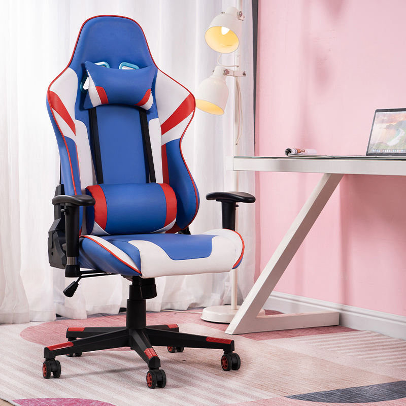 Chaise de course de chaise de jeu de bureau de PC de pivot à la mode pour la chaise de jeu d'unité centrale de joueur  Chaise de course de chaise de jeu de bureau de PC de pivot à la mode pour la chaise de jeu d'unité centrale de joueur