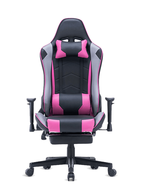 Chaise de jeu violette moderne de bureau d'ordinateur réglable de vente chaude avec RVB 