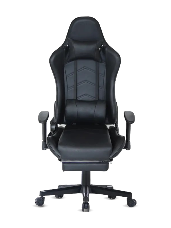 2021 Mobilier de bureau Chaise de jeu en cuir noir réglable 