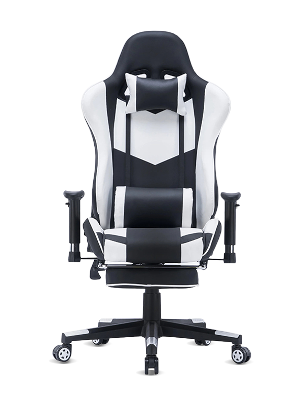 Échantillon gratuit de chaises en cuir PU, chaise de jeu pour ordinateur de course, RVB 