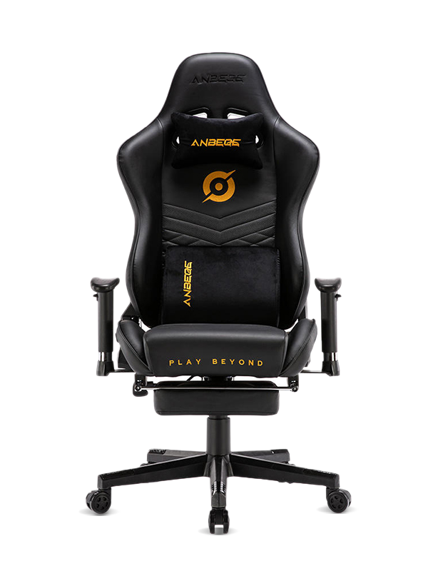 Chaise de jeu en cuir noir, inclinable, élévateur HS-9025, offre spéciale 